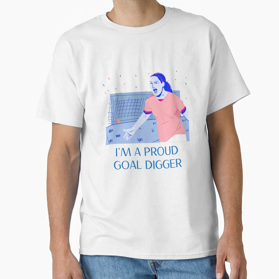 I'm a Proud Goal Digger Soccer Women by WSShop7