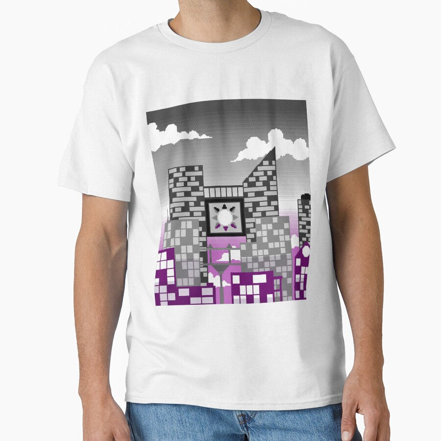 Pixel Ace Pride City by MetallicWings15 T-Shirts, Hoodie, Sweatshirt | BlankRebels.com (Image 1)
