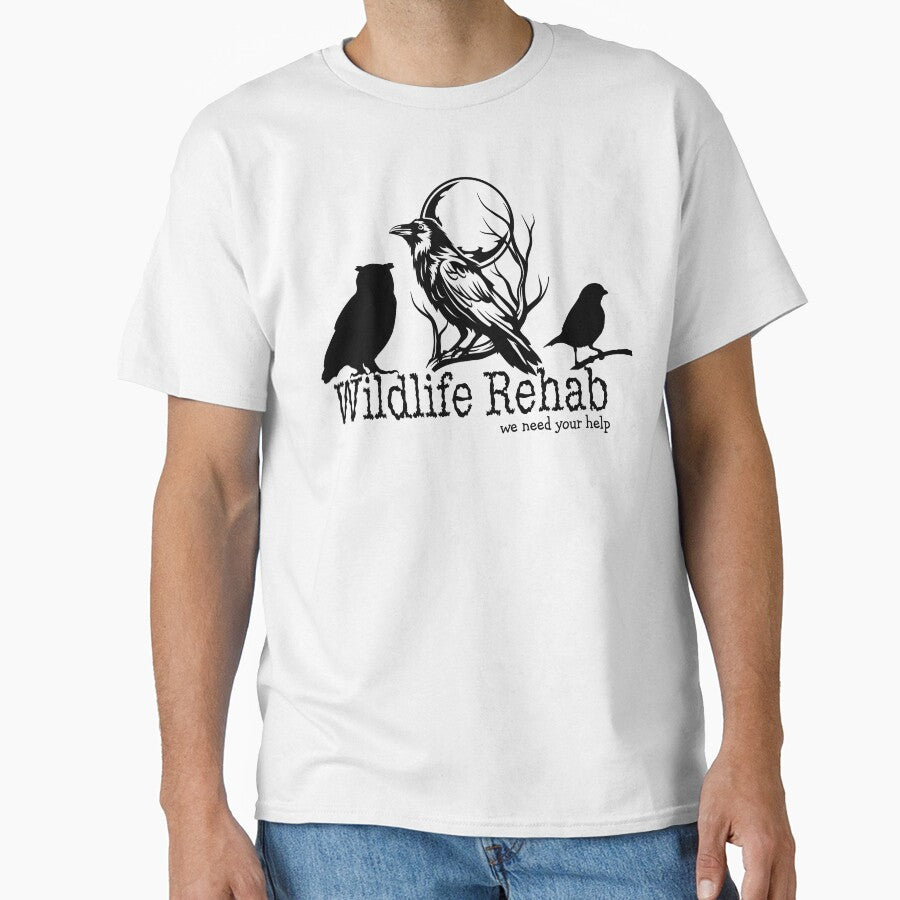 Birds Wildlife Rehabilitation We Need Your Help by The Tinker Man's Daughter T-Shirts, Hoodie, Sweatshirt (Image 1)