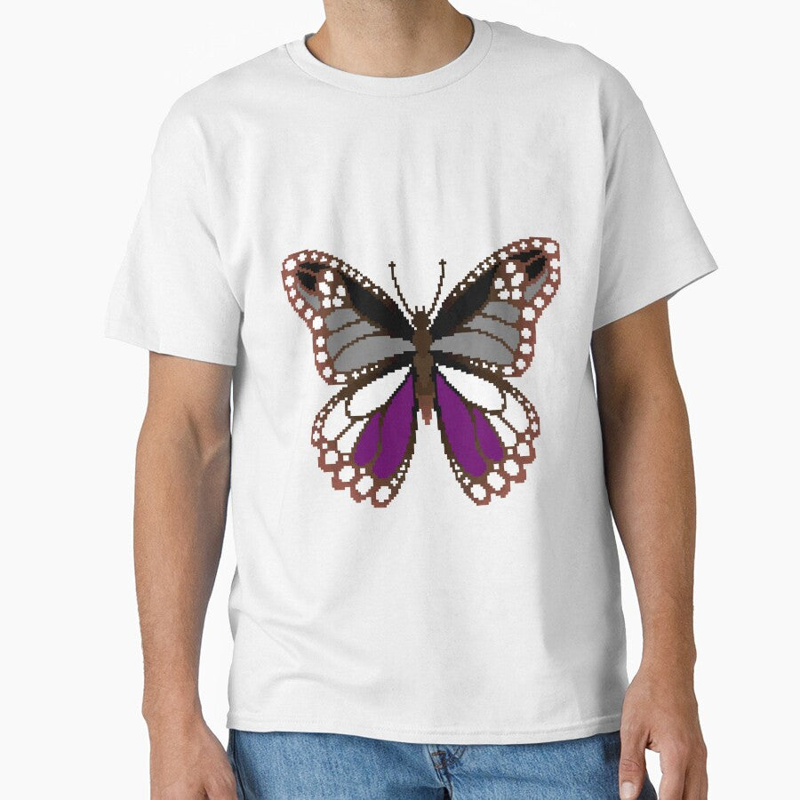 Ace Pride Butterfly by MetallicWings15 T-Shirts, Hoodie, Sweatshirt | BlankRebels.com (Image 1)