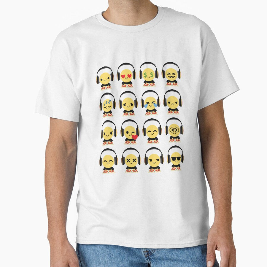 DJ Emoji by HippoEmo T-Shirts, Hoodie, Sweatshirt | BlankRebels.com (Image 1)