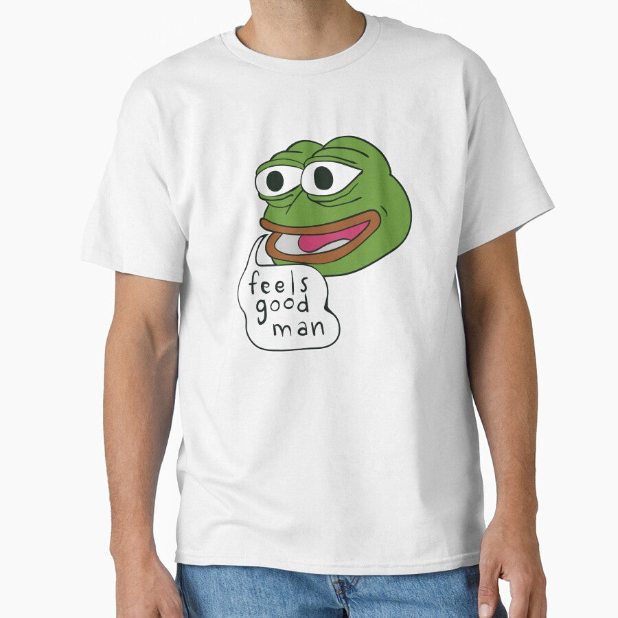 Pepe The Frog "Feels good man" by MeFO T-Shirts, Hoodie, Sweatshirt | BlankRebels.com (Image 1)