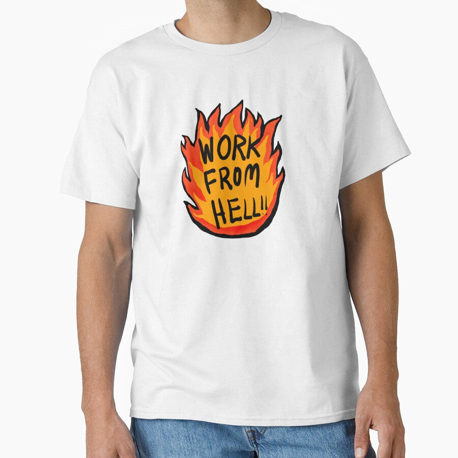 WFH - Work From Hell by LIVEPEACE T-Shirts, Hoodie, Sweatshirt | BlankRebels.com (Image 1)