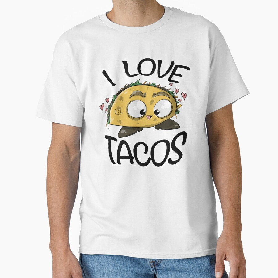 I Love Tacos - Cute Food by TheGusDesigns T-Shirts, Hoodie, Sweatshirt | BlankRebels.com (Image 1)