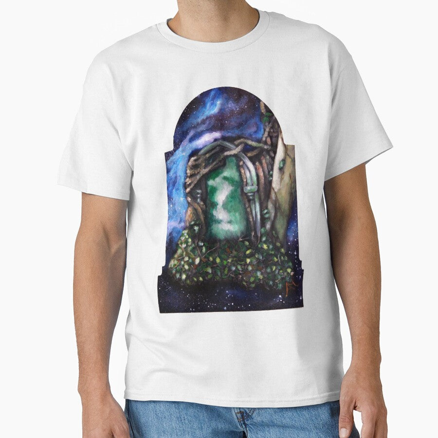 Cosmic Gravestone by albamargaritaart T-Shirts, Hoodie, Sweatshirt | BlankRebels.com (Image 1)