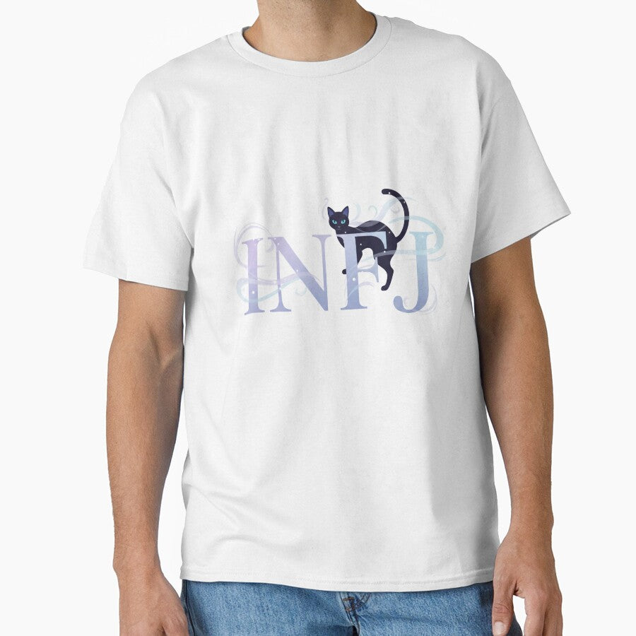 INFJ Black Cat by Lavender-Kitty T-Shirts, Hoodie, Sweatshirt | BlankRebels.com (Image 1)