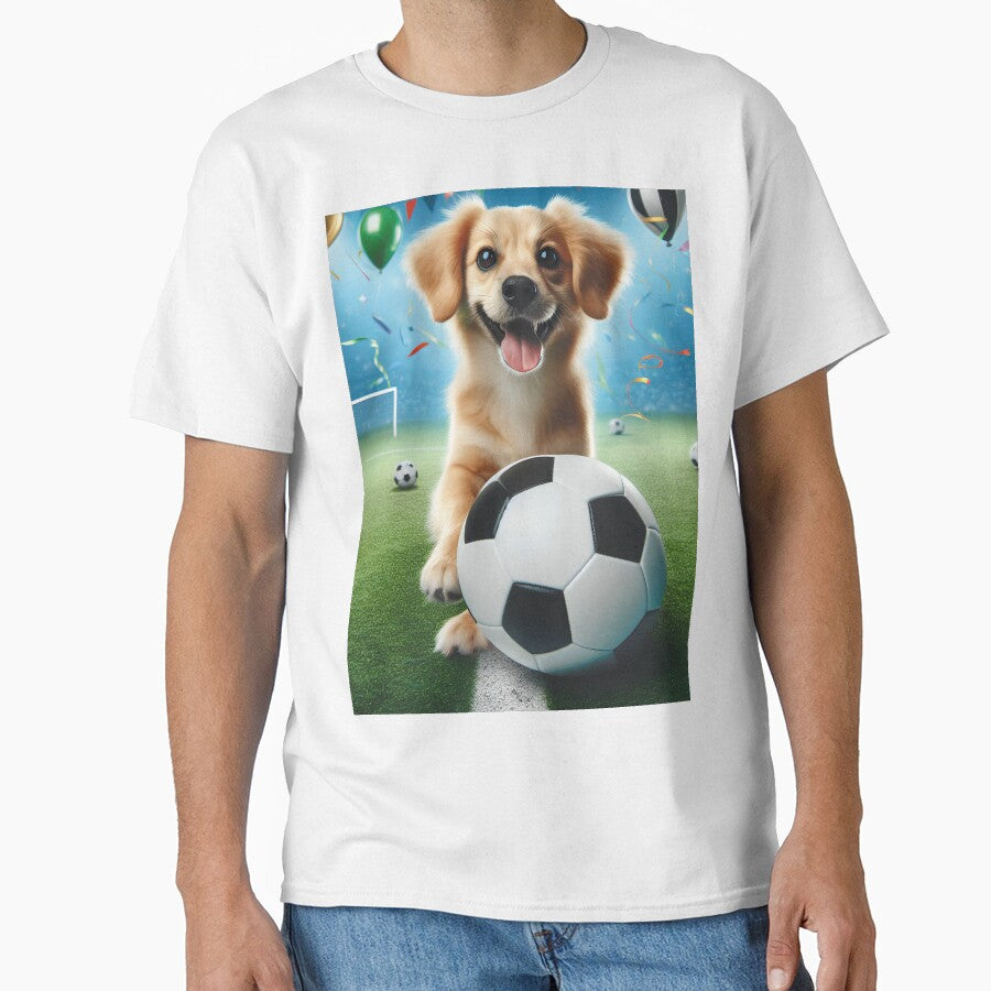 soccer dog,Funny Animals Playing Soccer Football Team, Kids Sports Animal Lover Gift by E.D.CH designs.