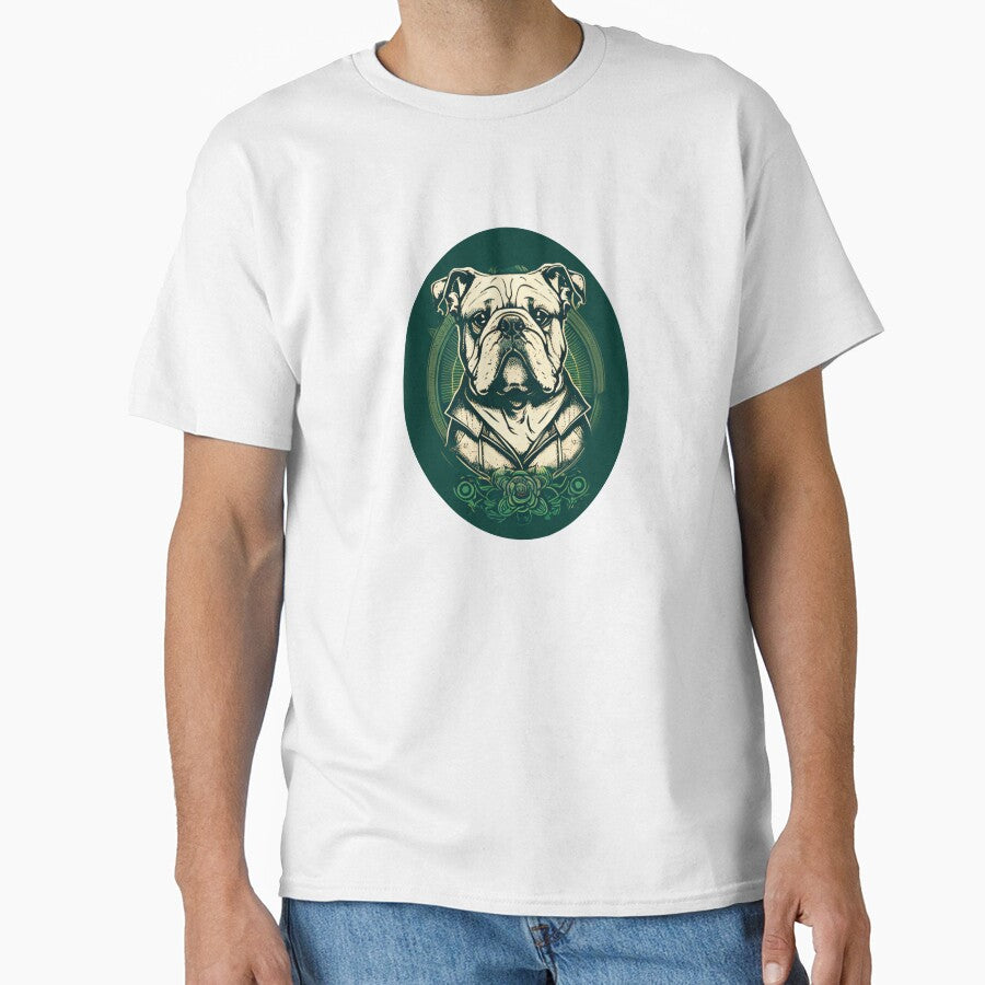 Bulldog - Vintage Green by WECreations T-Shirts, Hoodie, Sweatshirt | BlankRebels.com (Image 1)