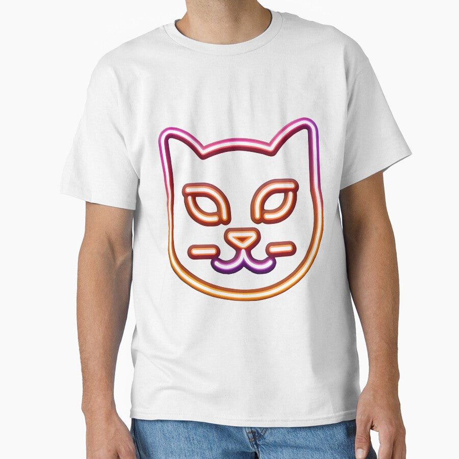Neon Light Cat for Cat Lovers by StickaTime T-Shirts, Hoodie, Sweatshirt | BlankRebels.com (Image 1)