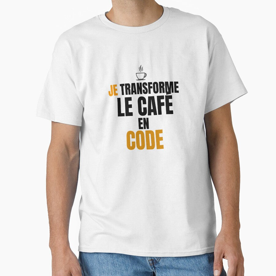 I turn the code into coffee by ztouche T-Shirts, Hoodie, Sweatshirt | BlankRebels.com (Image 1)