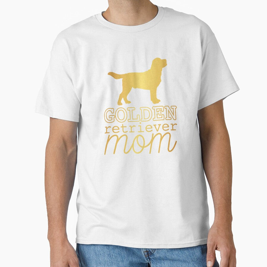 Golden Retriever Mom | Dog Mom by Free-Range Chicken T-Shirts, Hoodie, Sweatshirt | BlankRebels.com (Image 1)