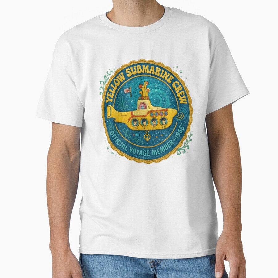 Yellow Submarine Crew Badge – 1968 Official Voyage T-Shirts, Hoodie, Sweatshirt