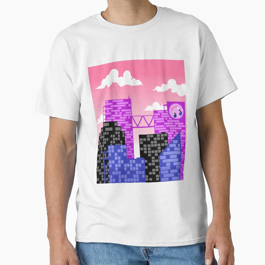 Pixel Genderfluid Pride City by MetallicWings15 T-Shirts, Hoodie, Sweatshirt | BlankRebels.com (Image 1)