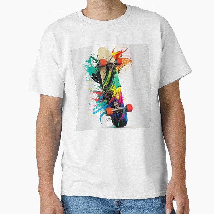 Skateboard in paint by FreestyleSkate T-Shirts, Hoodie, Sweatshirt | BlankRebels.com (Image 1)