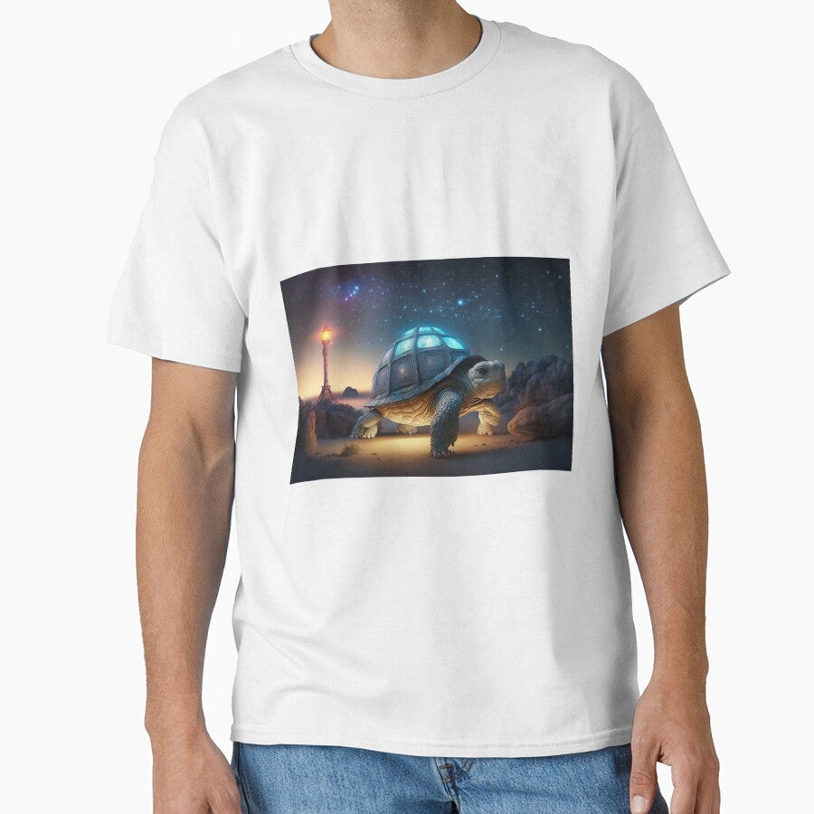 Space turtle defying gravity by NxtGenArt T-Shirts, Hoodie, Sweatshirt | BlankRebels.com (Image 1)