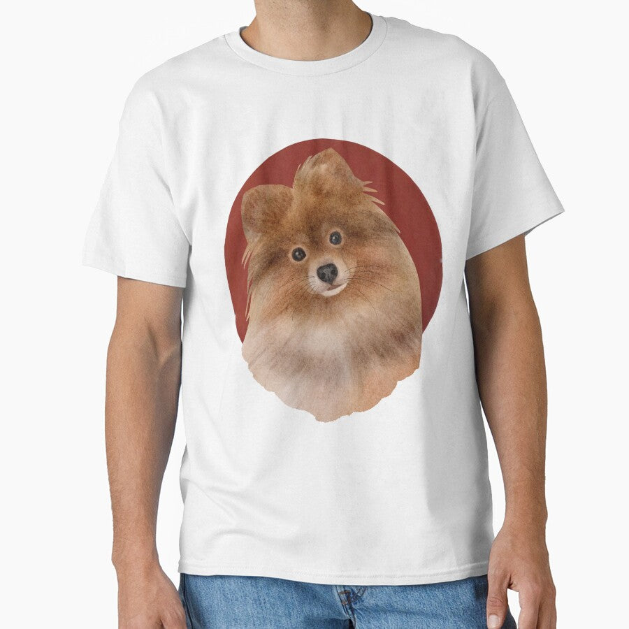 Sweet Pomeranian (Large Print) by Myloveforpets T-Shirts, Hoodie, Sweatshirt | BlankRebels.com (Image 1)