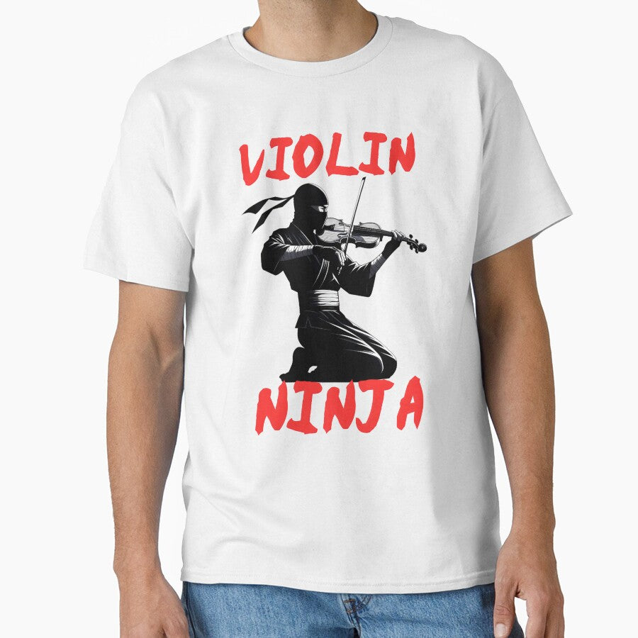 Violin Ninja by VividDripCo T-Shirts, Hoodie, Sweatshirt | BlankRebels.com (Image 1)