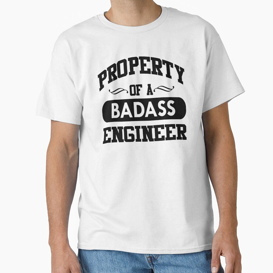 Poperty of a Badass Engineer by KA DESIGNS T-Shirts, Hoodie, Sweatshirt | BlankRebels.com (Image 1)