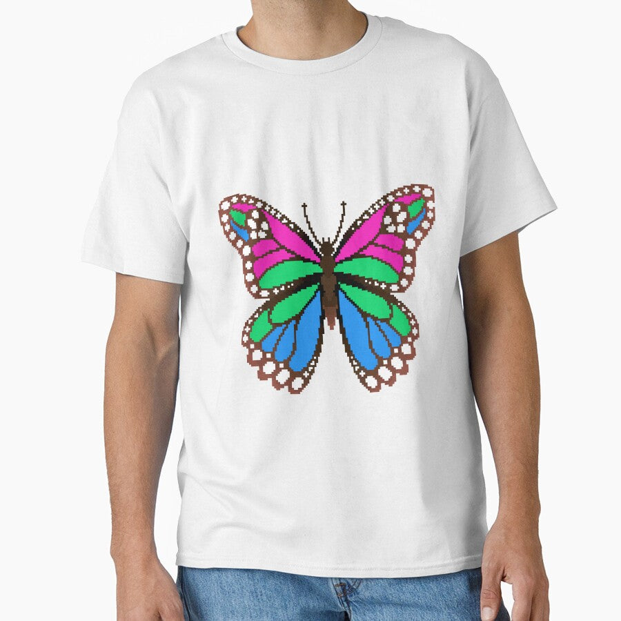 Poly Pride Butterfly by MetallicWings15 T-Shirts, Hoodie, Sweatshirt | BlankRebels.com (Image 1)