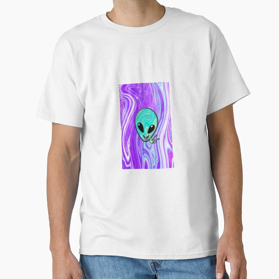 Psychedelic Alien Phone Case by christensart T-Shirts, Hoodie, Sweatshirt | BlankRebels.com (Image 1)