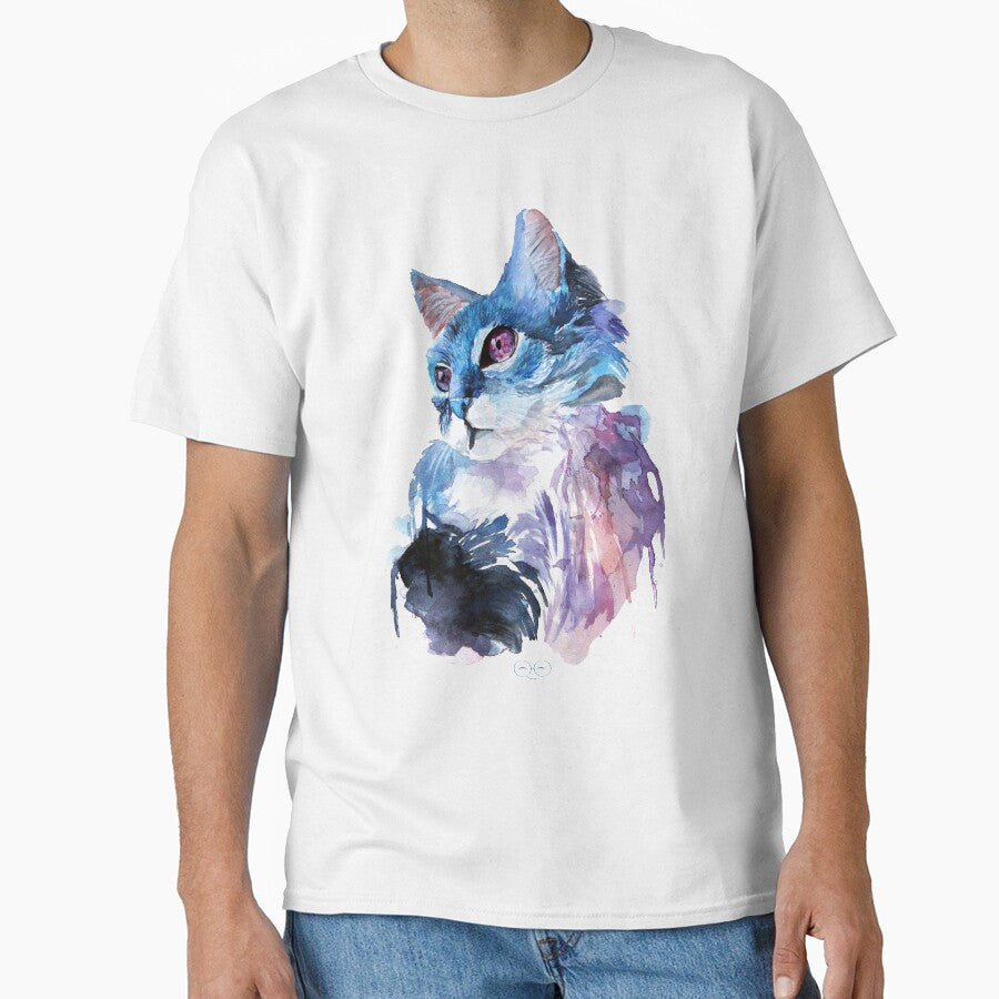 Watercolor Cat by lauraborobia