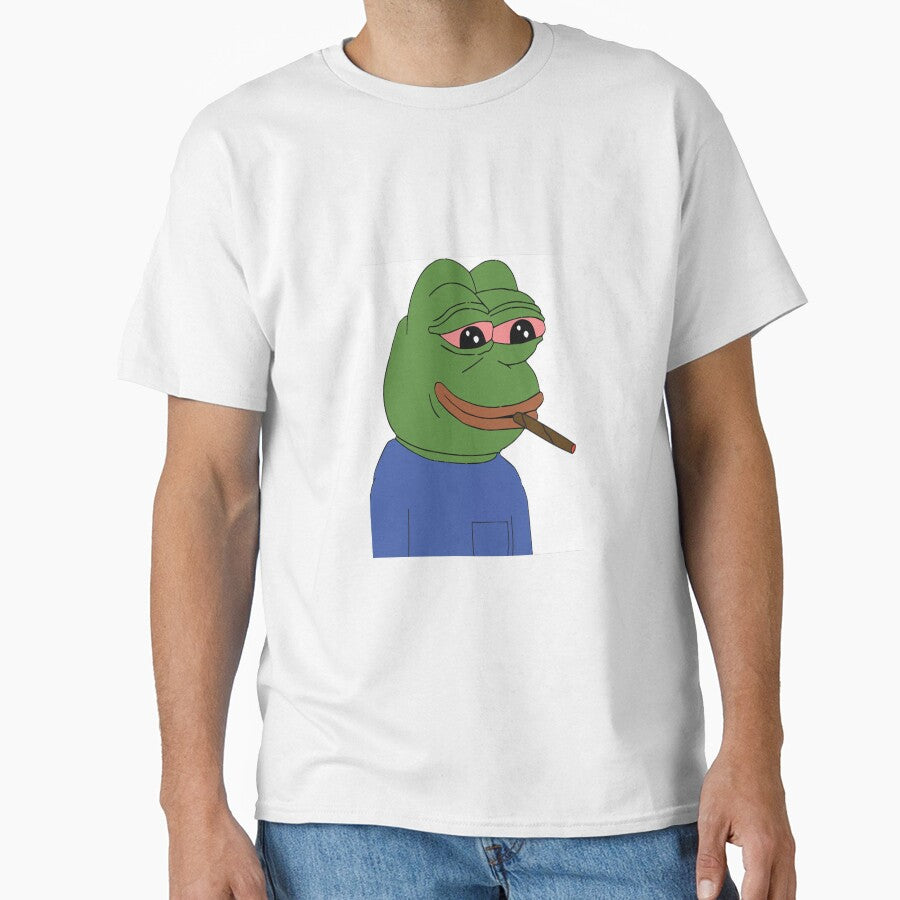 Pepe Meme Crypto Meme Coin Best Seller by J Electro  AI Art T-Shirts, Hoodie, Sweatshirt | BlankRebels.com (Image 1)