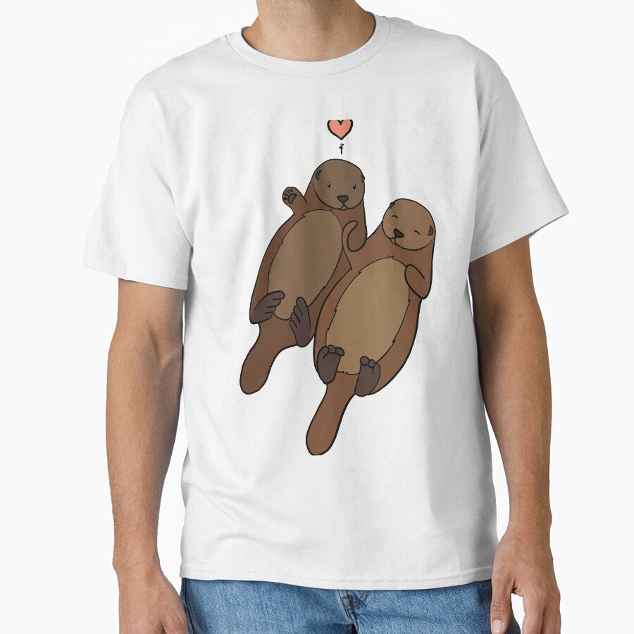 Otters in Love by OhJaye T-Shirts, Hoodie, Sweatshirt | BlankRebels.com (Image 1)