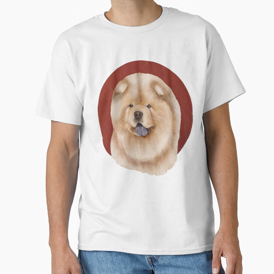 Tongue Out Chow Chow (Large Print) by Myloveforpets T-Shirts, Hoodie, Sweatshirt | BlankRebels.com (Image 1)