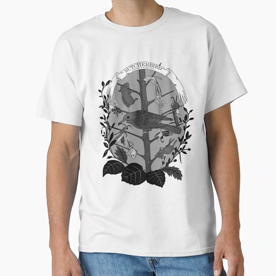 Butcherbird (Cracitus Torquatus) by FlippingZombies T-Shirts, Hoodie, Sweatshirt | BlankRebels.com (Image 1)