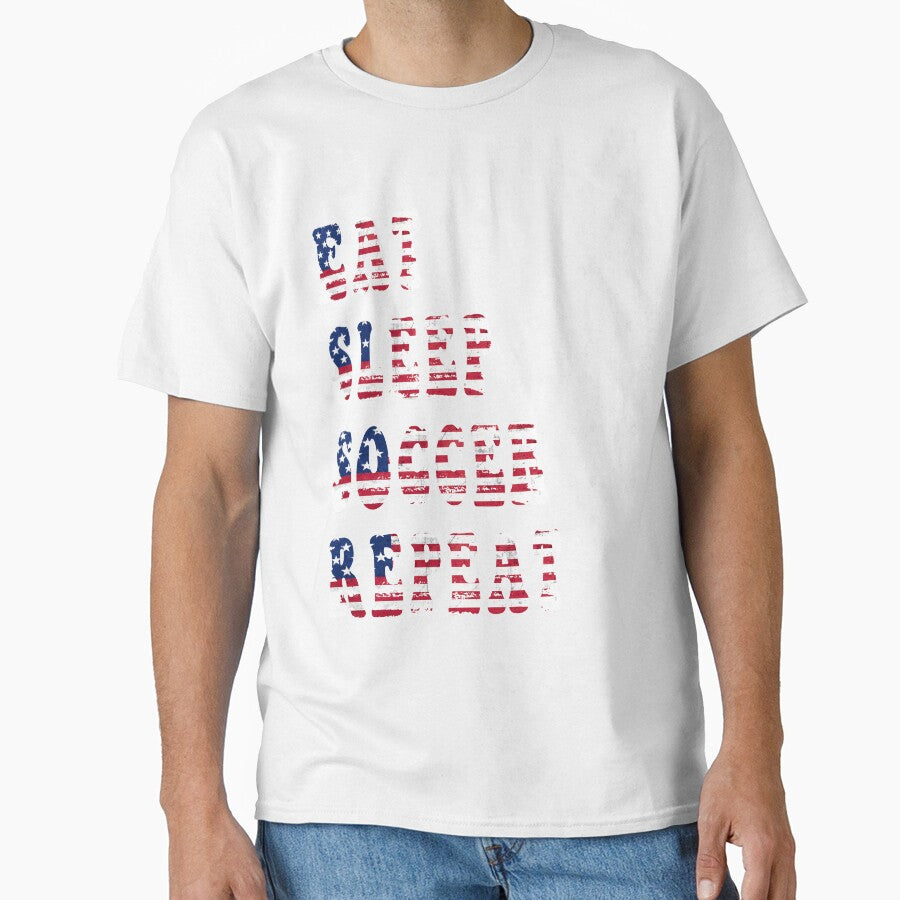 eat sleep soccer repeat american football lover sports by SEKAIHUNTER
