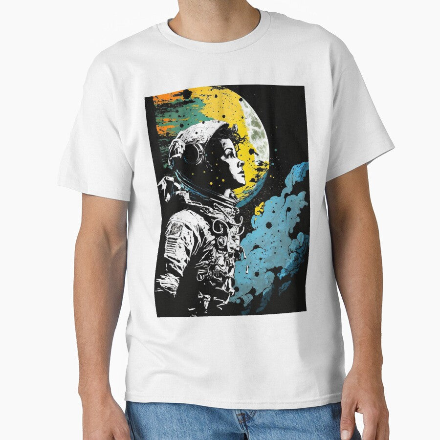 Astronaut Girl by WalterWhatFace T-Shirts, Hoodie, Sweatshirt | BlankRebels.com (Image 1)