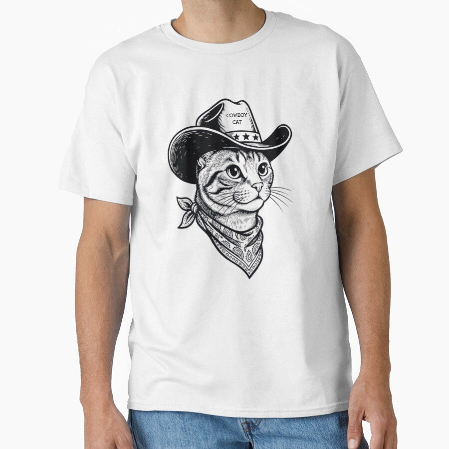 Cowboy Cat – Western Bandana Kitty by Kavya Art T-Shirts, Hoodie, Sweatshirt | BlankRebels.com (Image 1)