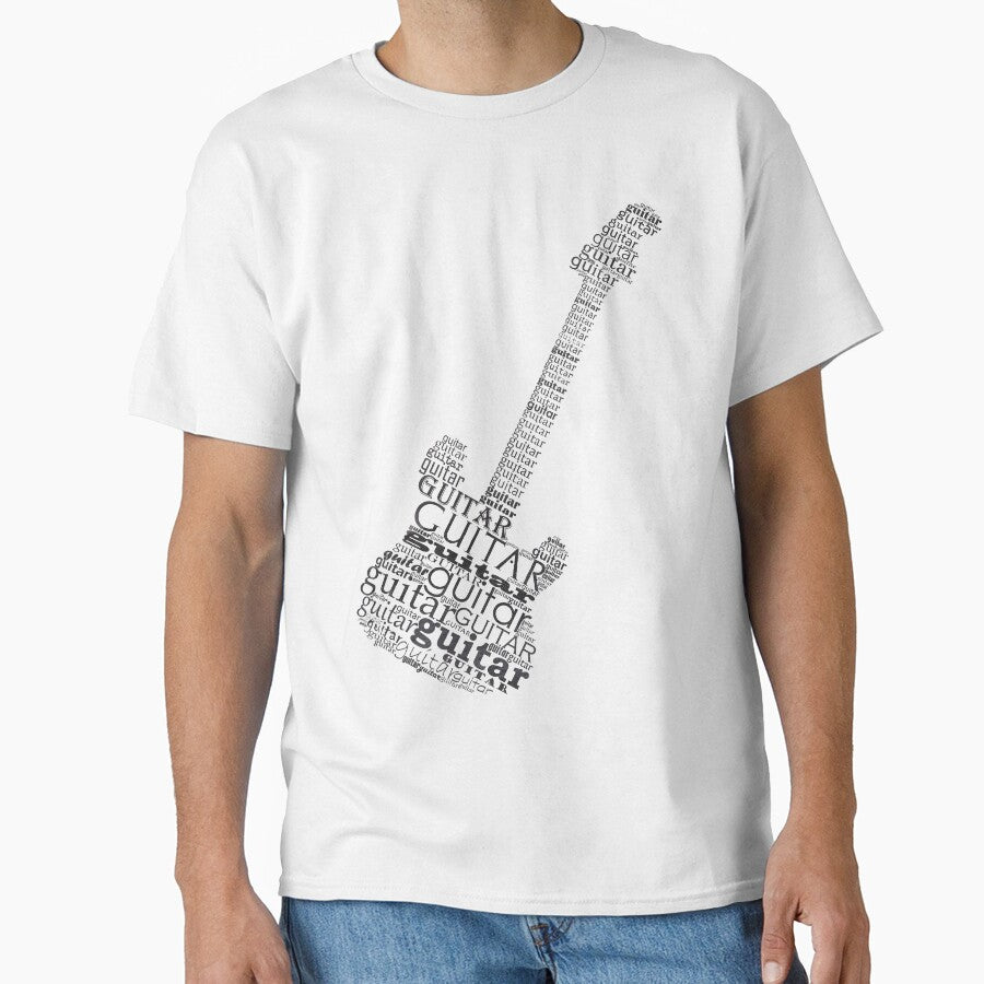 Guitar on chalkboard by adiosmillet T-Shirts, Hoodie, Sweatshirt | BlankRebels.com (Image 1)