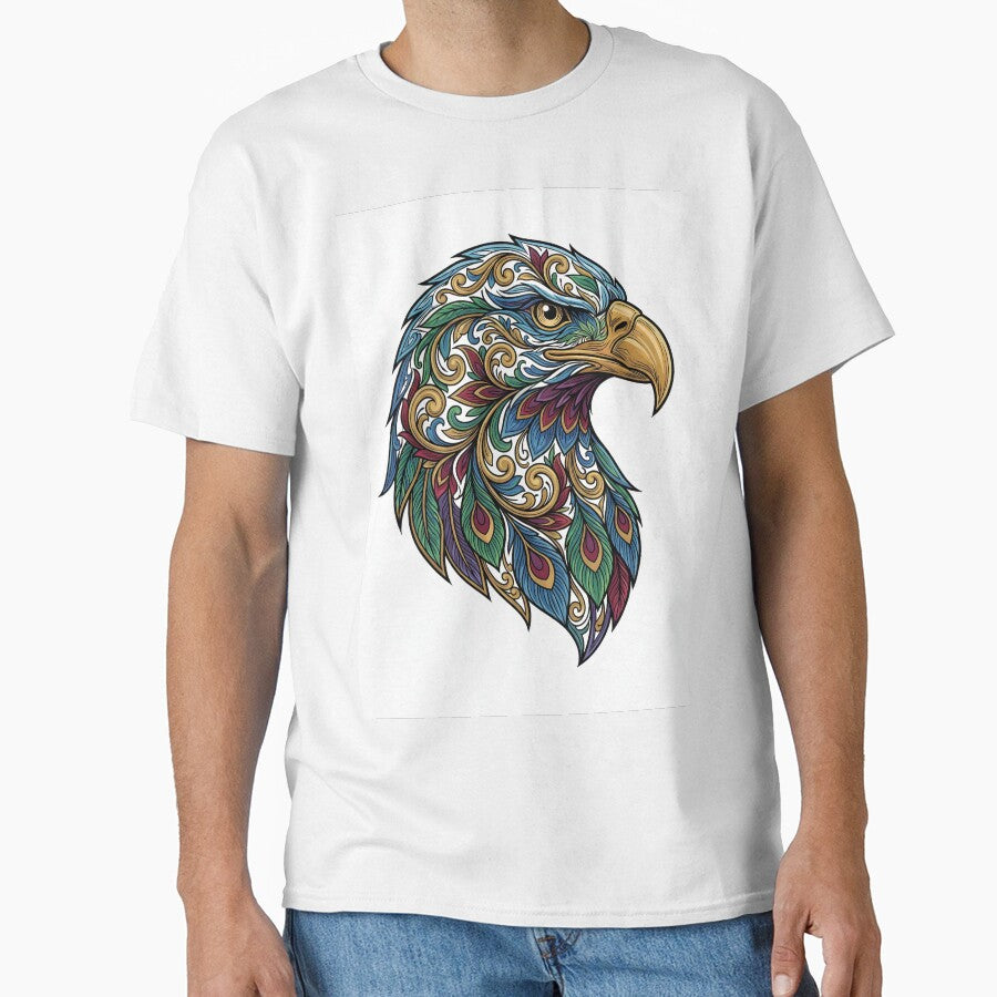 Eagle face in tattoo style by Infinite Art Lab T-Shirts, Hoodie, Sweatshirt | BlankRebels.com (Image 1)