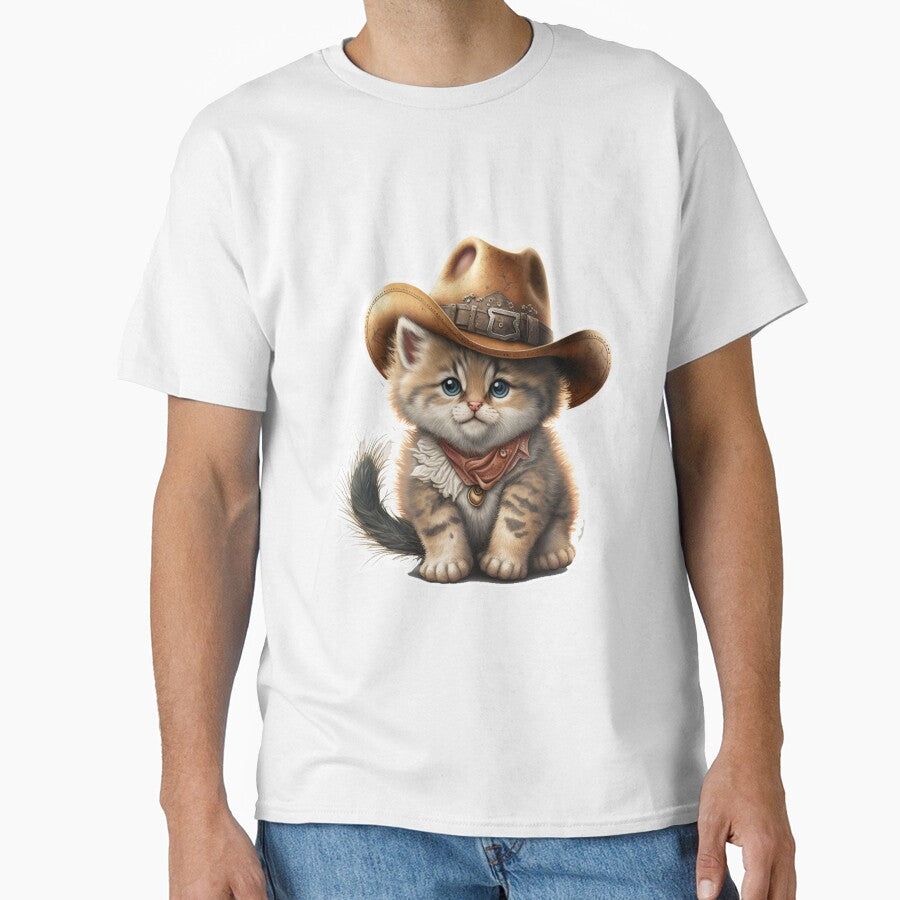 cowboy cat by Ahmed farouk T-Shirts, Hoodie, Sweatshirt | BlankRebels.com (Image 1)
