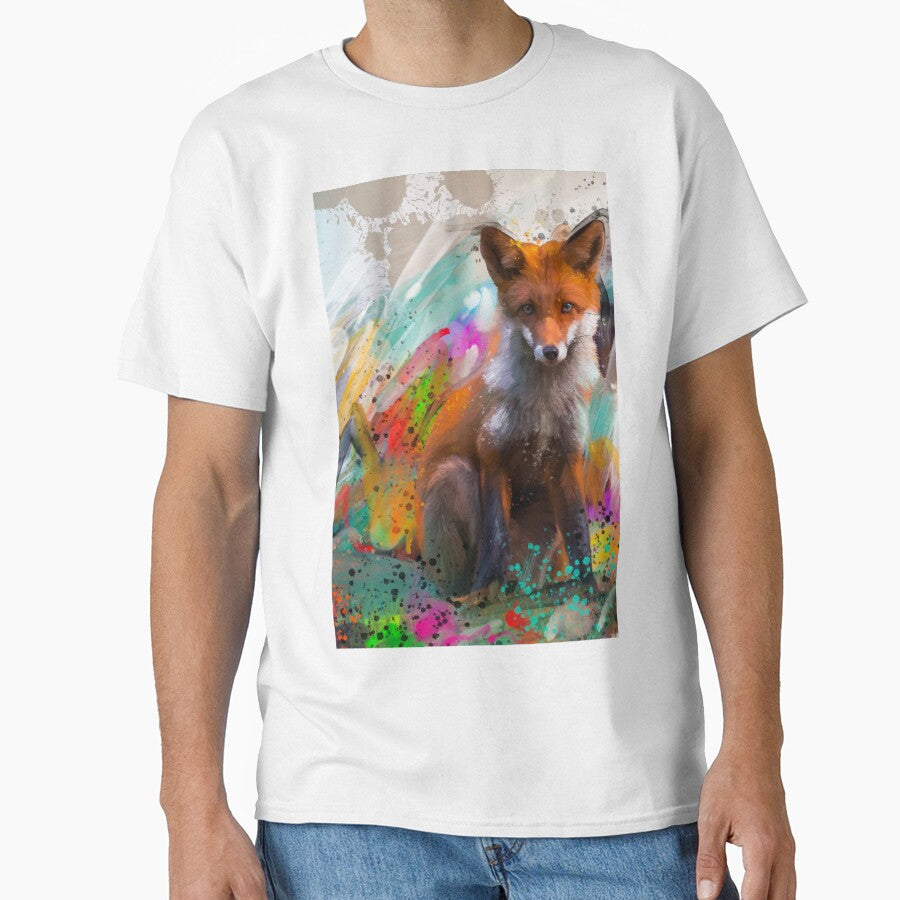 Fredddy The Fox Street Art Painting by Exclusively Motorsport T-Shirts, Hoodie, Sweatshirt | BlankRebels.com (Image 1)