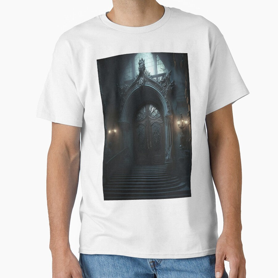 Gothic Castle Doorway by rukesdesigns T-Shirts, Hoodie, Sweatshirt | BlankRebels.com (Image 1)