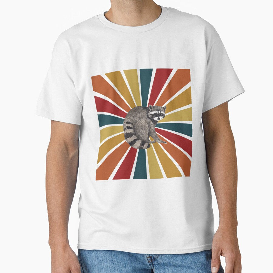 Raccoon Sunburst Design, Super Raccoon Design by uhnotsocool T-Shirts, Hoodie, Sweatshirt | BlankRebels.com (Image 1)