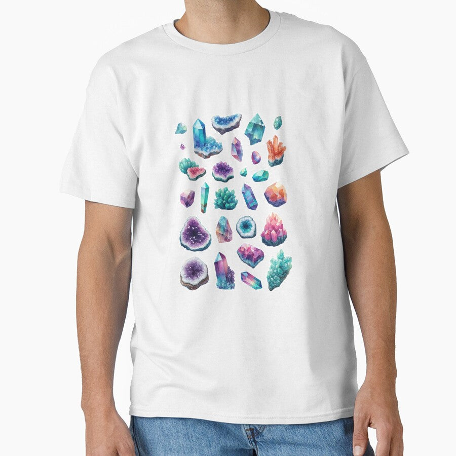 Magical Crystal Stickers | Gemstone & Geode Collection for Spiritual and Mineral Lovers by FlowerMyLove... (Image 1)
