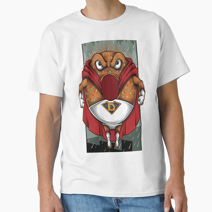 Superhero Donut I Love Donuts And I Am A Superhero. by ProjectX23 T-Shirts, Hoodie, Sweatshirt | BlankRebels.com (Image 1)