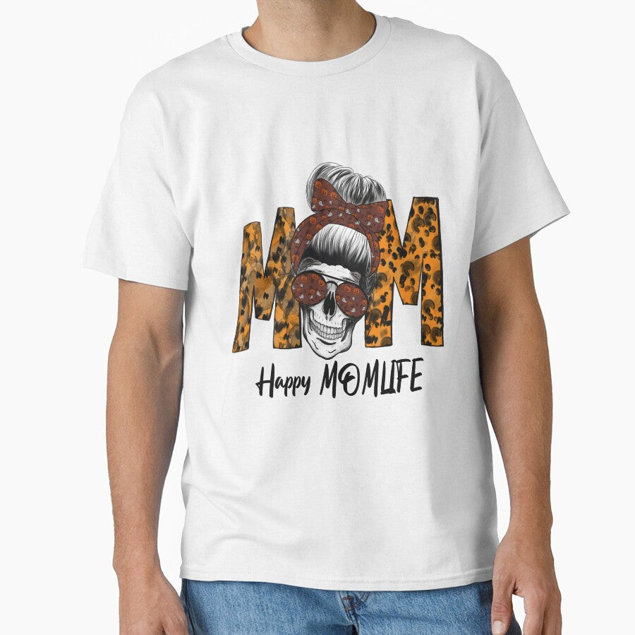 happy mom life by AJB ⭐⭐⭐⭐⭐✔️ T-Shirts, Hoodie, Sweatshirt | BlankRebels.com (Image 1)