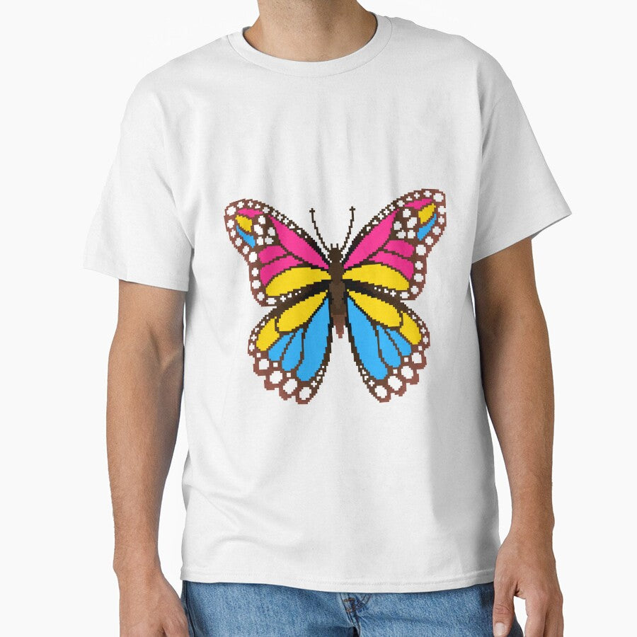 Pan Pride Butterfly by MetallicWings15 T-Shirts, Hoodie, Sweatshirt | BlankRebels.com (Image 1)
