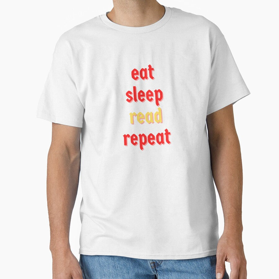 Eat Sleep Read Repeat by wellsaidsir T-Shirts, Hoodie, Sweatshirt | BlankRebels.com (Image 1)