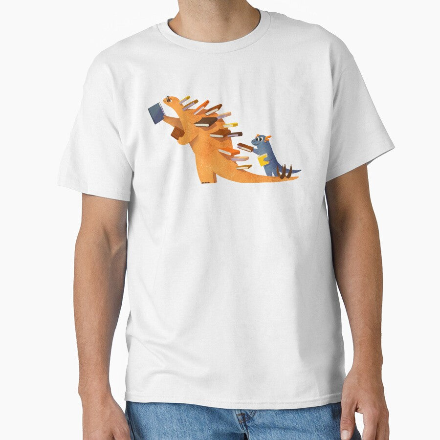 BOOK DINOSAURS 02 by bonniepangart T-Shirts, Hoodie, Sweatshirt | BlankRebels.com (Image 1)