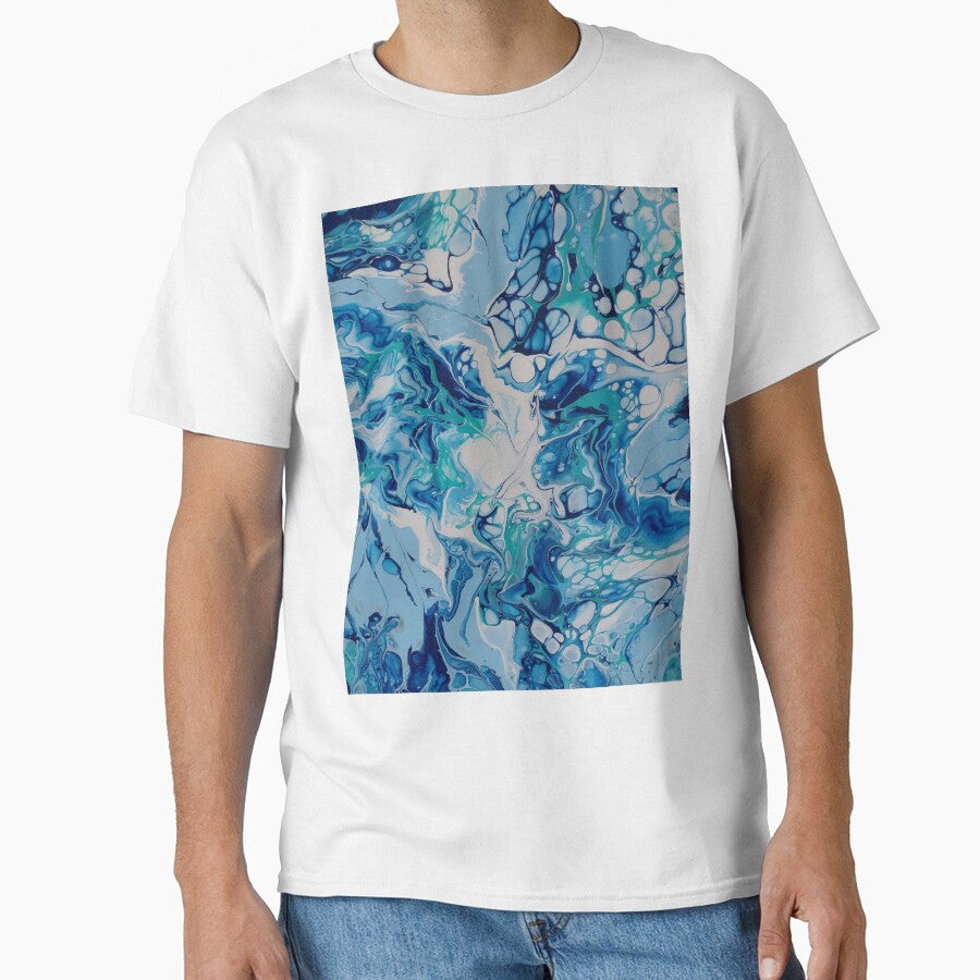 Oceanic Structures, original Fluid Art by PourtionOfArt