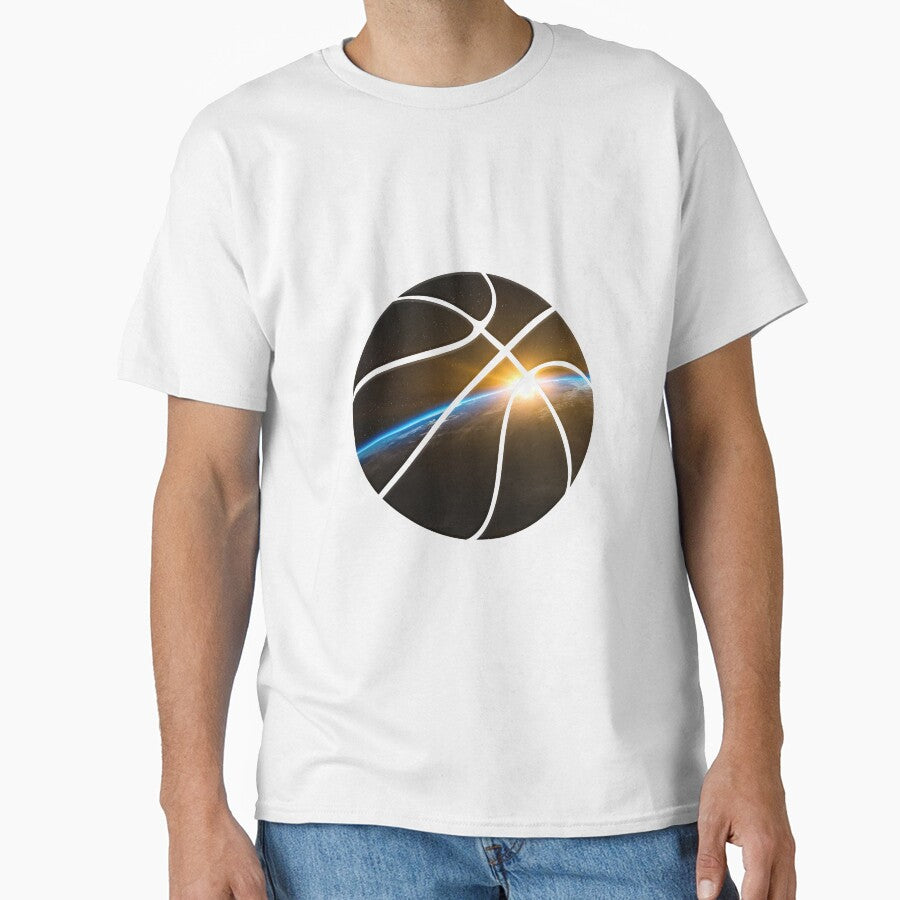 Abstract Basketball Design - Motivational Sports - Beautiful Earth by Gaming x Sports T-Shirts, Hoodie, Sweatshirt (Image 1)