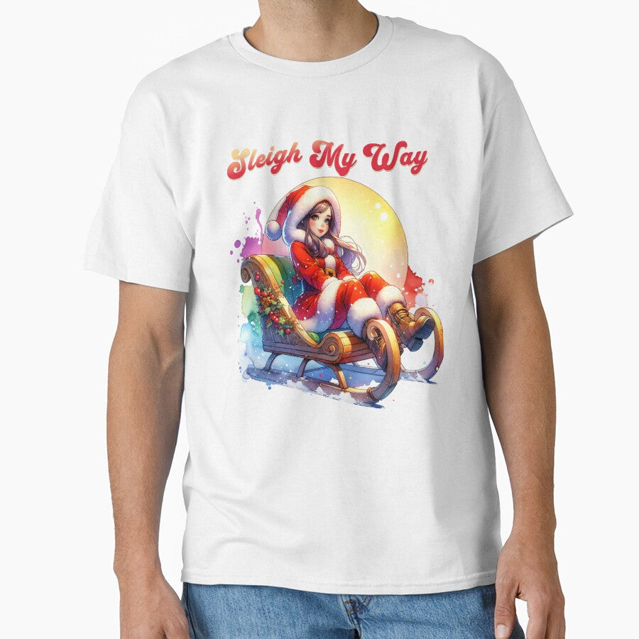 Couple Shirts - Santa Sleigh 1 by MoonsunCraft Hoodie, Sweatshirt | BlankRebels.com (Image 1)
