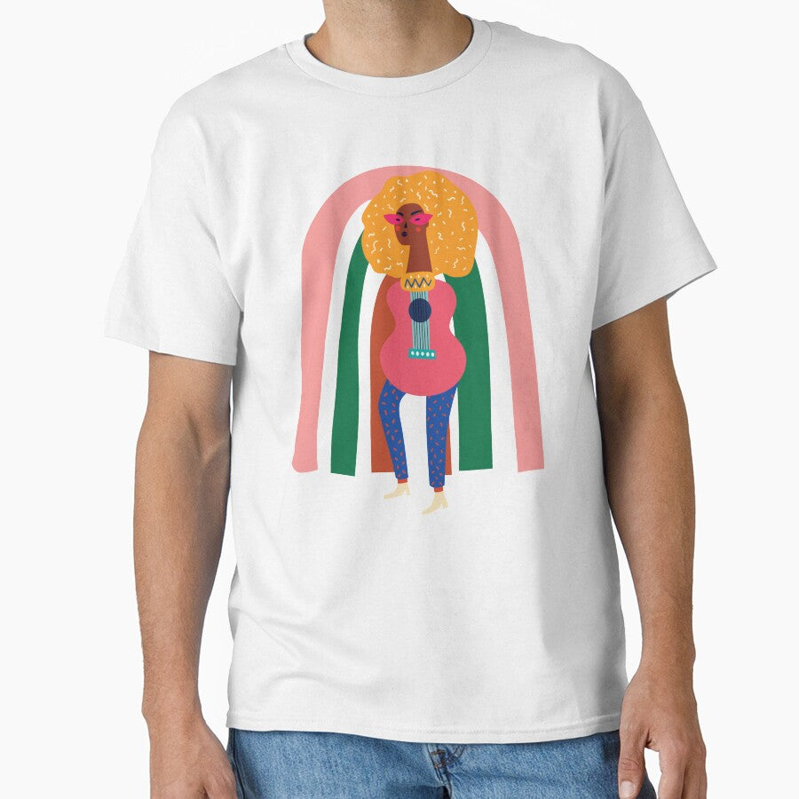 Guitar Girl by aboniteblanc T-Shirts, Hoodie, Sweatshirt | BlankRebels.com (Image 1)