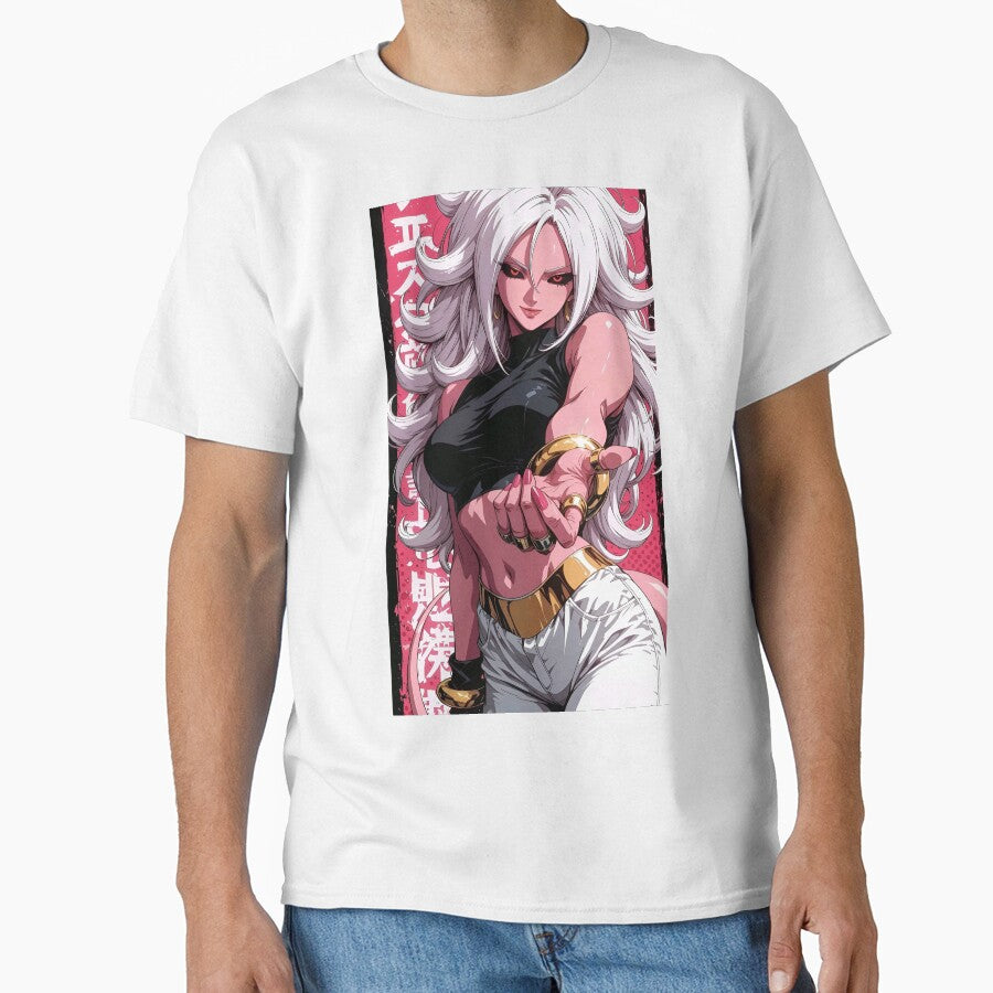 Android 21 - Fierce and Bold Digital Art by Dyan4 T-Shirts, Hoodie, Sweatshirt | BlankRebels.com (Image 1)