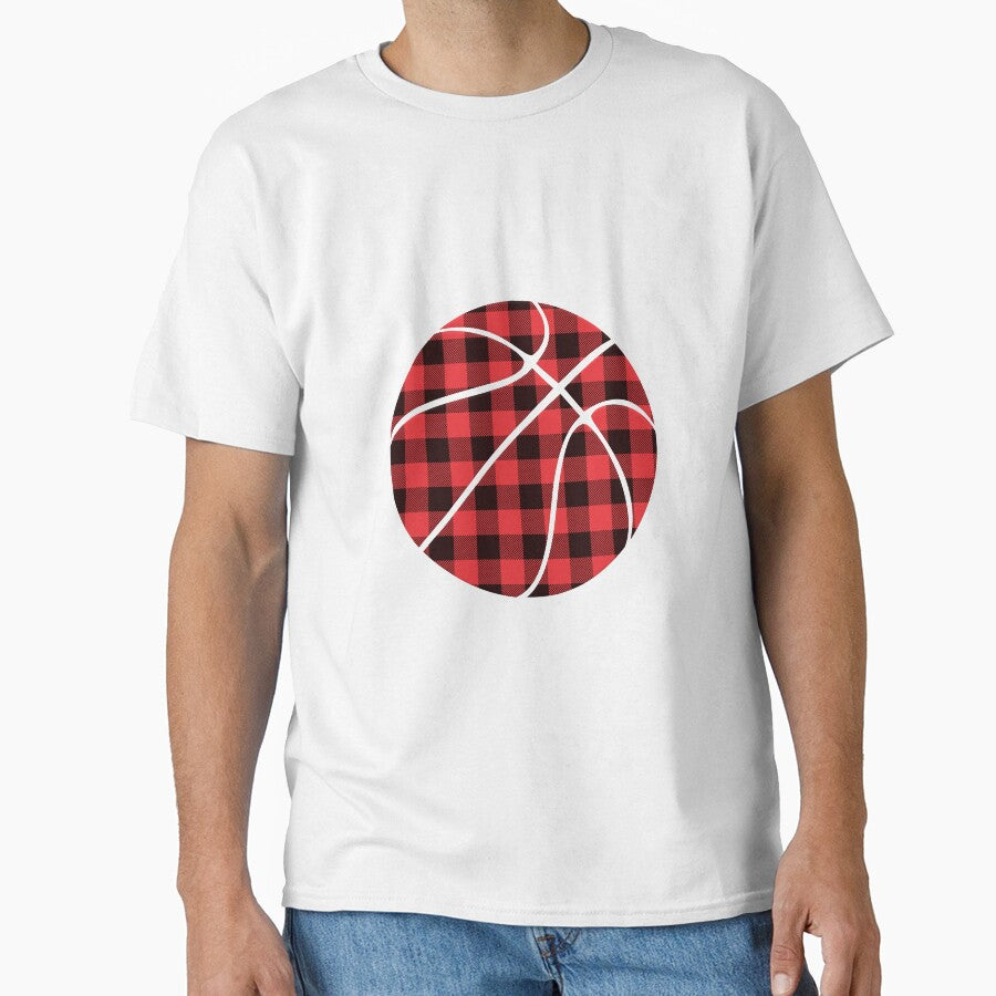 Abstract Basketball Design - Motivational Sports - Red Christmas Pattern by Gaming x Sports T-Shirts, Hoodie,... (Image 1)